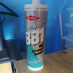 DowSil 881 310 мл Клей-герметик для скла та акваріумів білого та чорного кольору